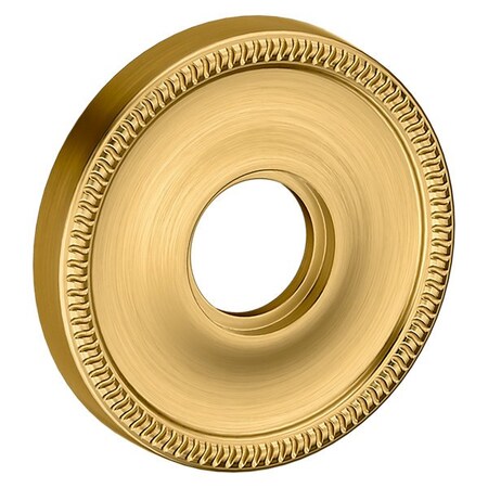 Baldwin Passage Pair Rosettes Lifetime Satin Brass 5076.044